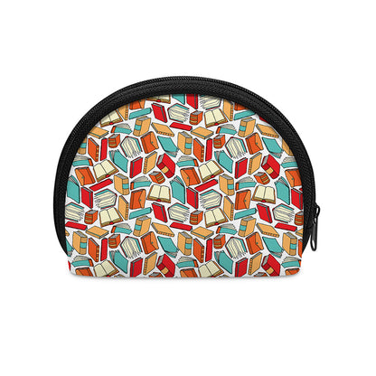 Colorful Books Pattern Print Coin Purse