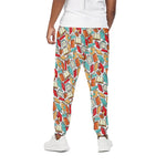 Colorful Books Pattern Print Cotton Pants