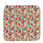 Colorful Books Pattern Print Hand Towel