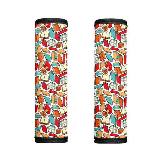 Colorful Books Pattern Print Handle Covers