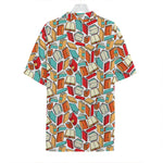 Colorful Books Pattern Print Hawaiian Shirt