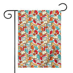 Colorful Books Pattern Print House Flag
