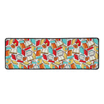 Colorful Books Pattern Print Long Kitchen Mat