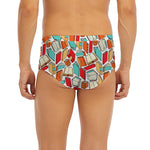 Colorful Books Pattern Print Men's Briefs