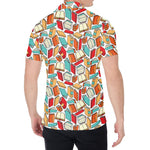Colorful Books Pattern Print Men's Shirt