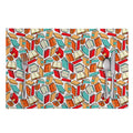 Colorful Books Pattern Print Placemat