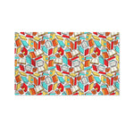 Colorful Books Pattern Print Polyester Flag