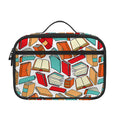 Colorful Books Pattern Print Portable Lunch Bag