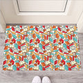 Colorful Books Pattern Print Rubber Doormat