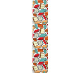 Colorful Books Pattern Print Table Runner