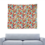 Colorful Books Pattern Print Tapestry