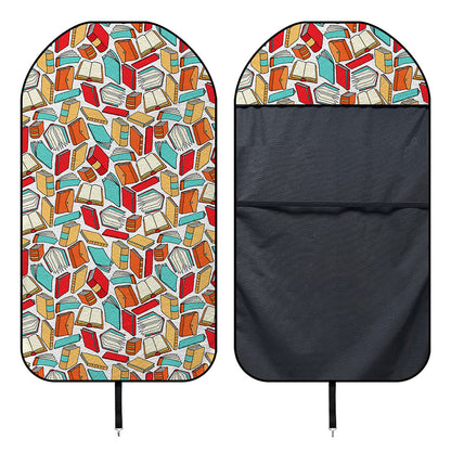 Colorful Books Pattern Print Waterproof Car Seat Cover