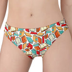 Colorful Books Pattern Print Women's Panties