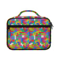 Colorful Brick Puzzle Game Pattern Print Briefcase Bible Bag