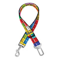 Colorful Brick Puzzle Game Pattern Print Dog Seat Belt