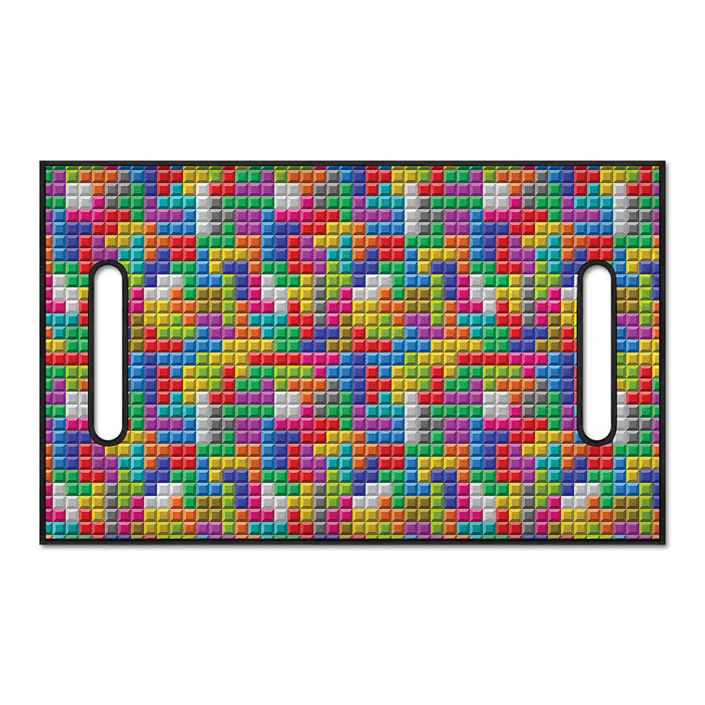 Colorful Brick Puzzle Game Pattern Print Golf Cart Seat Cover