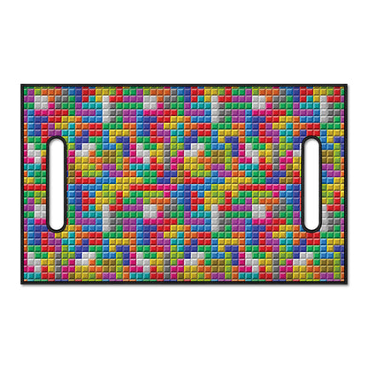 Colorful Brick Puzzle Game Pattern Print Golf Cart Seat Cover