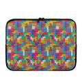 Colorful Brick Puzzle Game Pattern Print Laptop Sleeve