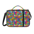 Colorful Brick Puzzle Game Pattern Print Shoulder Strap Bible Bag