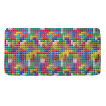 Colorful Brick Puzzle Game Pattern Print Towel