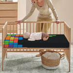 Colorful Brick Puzzle Video Game Print Baby Crib Sheet