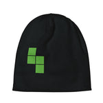 Colorful Brick Puzzle Video Game Print Beanie