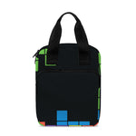 Colorful Brick Puzzle Video Game Print Bible Tote Bag