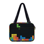 Colorful Brick Puzzle Video Game Print Double Strap Bible Bag