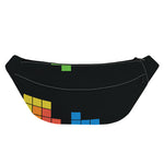Colorful Brick Puzzle Video Game Print Fanny Pack