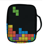 Colorful Brick Puzzle Video Game Print Front Pocket Bible Bag