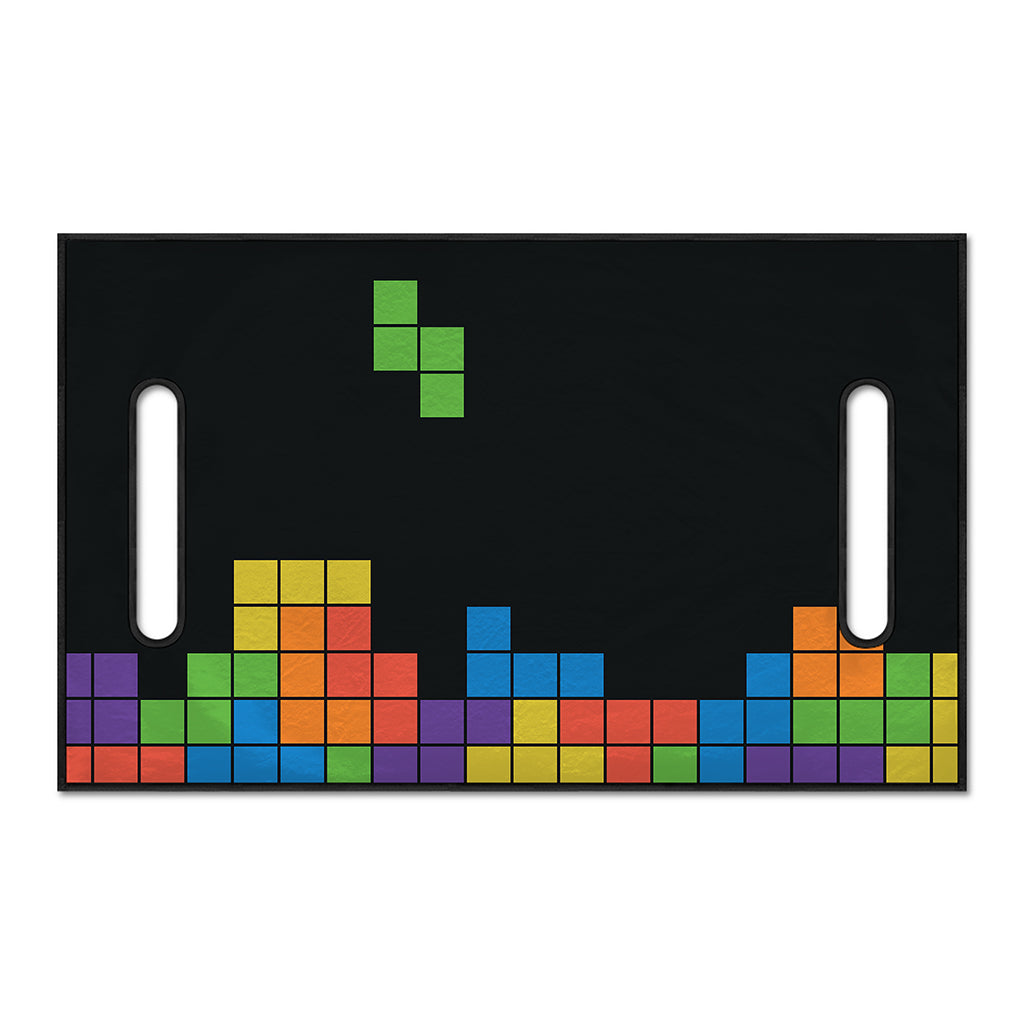 Colorful Brick Puzzle Video Game Print Golf Cart Seat Cover