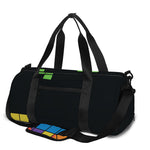 Colorful Brick Puzzle Video Game Print Gym Bag