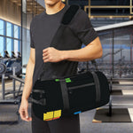 Colorful Brick Puzzle Video Game Print Gym Bag