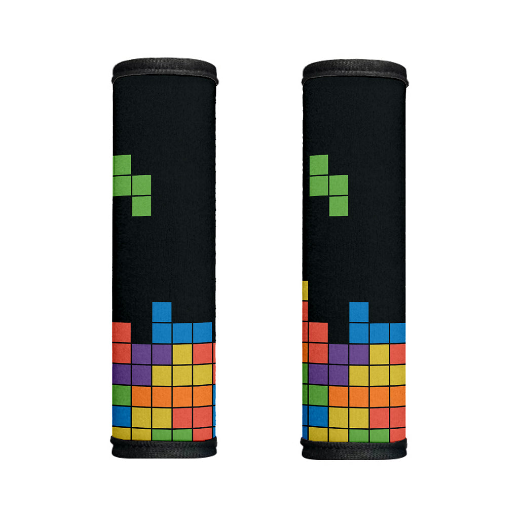 Colorful Brick Puzzle Video Game Print Handle Covers