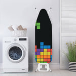 Colorful Brick Puzzle Video Game Print Ironing Board Cover