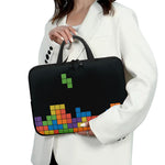 Colorful Brick Puzzle Video Game Print Laptop Sleeve With Handle