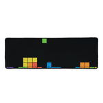 Colorful Brick Puzzle Video Game Print Long Kitchen Mat