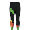 Colorful Brick Puzzle Video Game Print Men's leggings