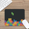 Colorful Brick Puzzle Video Game Print Mouse Pad