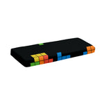 Colorful Brick Puzzle Video Game Print Piano Keyboard Cover