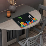 Colorful Brick Puzzle Video Game Print Placemat
