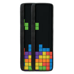 Colorful Brick Puzzle Video Game Print Refrigerator Handle Covers