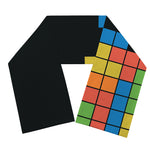 Colorful Brick Puzzle Video Game Print Scarf