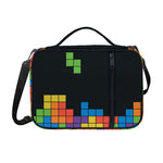 Colorful Brick Puzzle Video Game Print Shoulder Strap Bible Bag