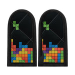 Colorful Brick Puzzle Video Game Print Skillet Handle Cover