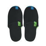 Colorful Brick Puzzle Video Game Print Slippers