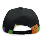 Colorful Brick Puzzle Video Game Print Snapback Cap