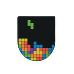 Colorful Brick Puzzle Video Game Print Toilet Lid Cover