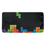Colorful Brick Puzzle Video Game Print Towel
