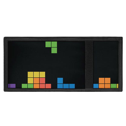 Colorful Brick Puzzle Video Game Print Trifold Wallet